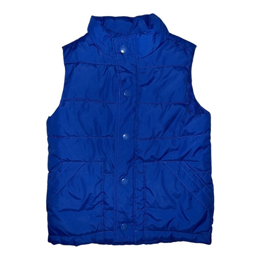 Gymboree Blue Puffer Vest Water Resistant Boys Size 8 NWOT